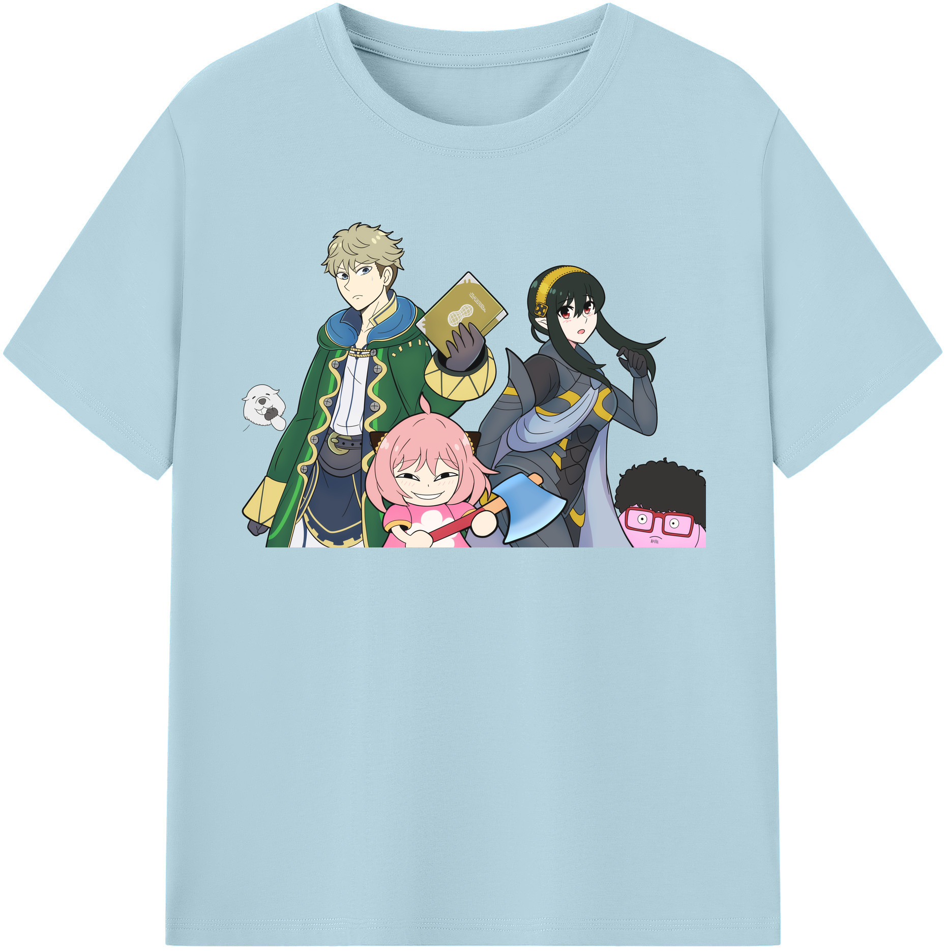 （画像用） SPY×FAMILY间谍家家酒 綿100％半袖Tシャツ（フロントプリント）